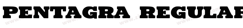 Pentagra Regular字体转换